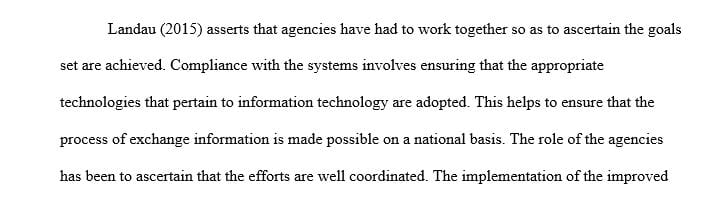 How do you think multiple agencies will influence compliance