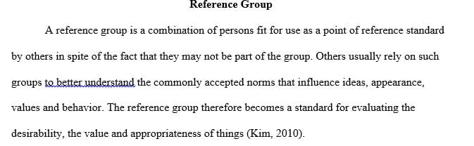 How important are reference groups to the purchase of the above-mentioned products or activities