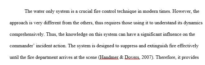 How knowledge of water-only systems may influence the incident commander’s incident action plan.