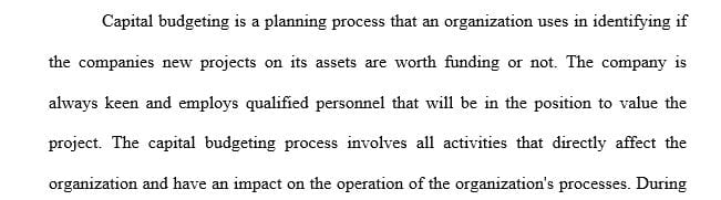 How the options to expand or abandon a project are integrated in the capital budgeting process