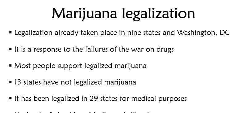 How will marijuana legalization influence the entertainment industry