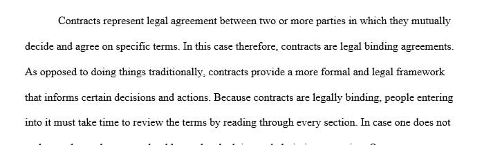Identify and analyse the contractual issues arising from the hypothetical problem.