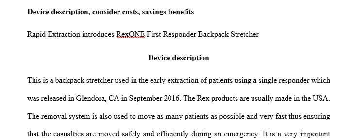 Identify four (4) new EMS products that are currently available or under development.