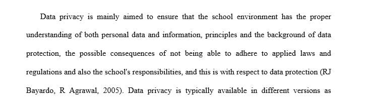 Identifying possible breaches or negligent steps that lead to intruders having access to that data.