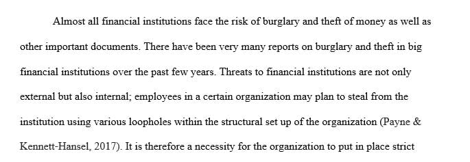 Imagine that a coworker wants to circumvent an internal control to steal money from your company.