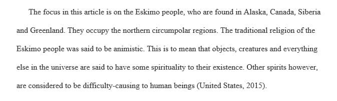 Name of the Native American community and the historical religious beliefs and practices of that community