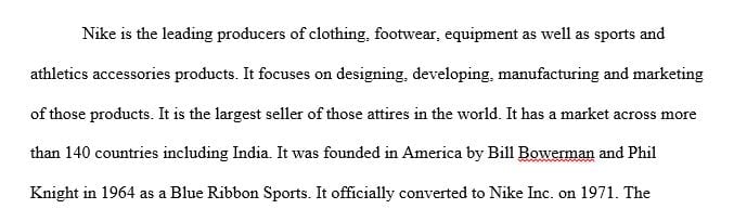 Nike in India Corporate responsibilities
