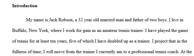 One page paper and a half swot analysis on myself