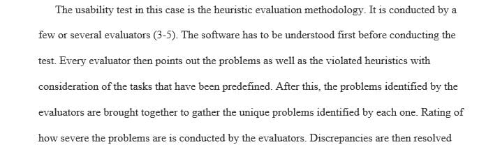 Question #3: Outline a usability test for your current eMAR