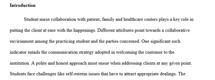 Prepare a 2-3 page paper on the topic of collaboration in the nurse practitioner for the NP 