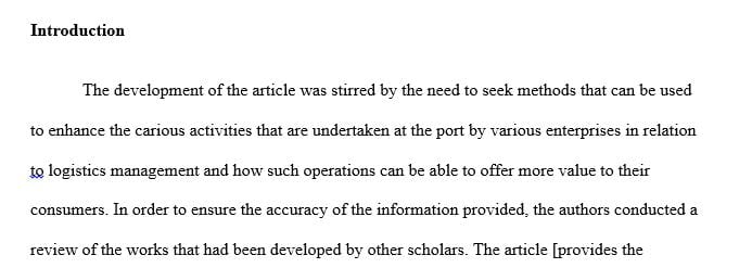 Present a 3-4 page assessment comprising of a precise and critical evaluation