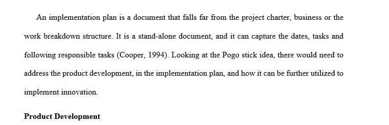 Research and describe a product development or management process