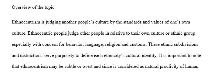 Select a top of your choosing related to cultural competency in nursing