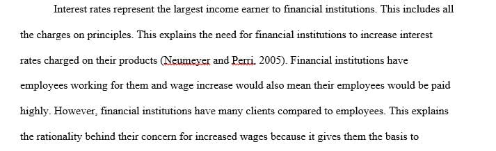 Some individuals suggest that an increase in wages can be associated with an increase in interest rates.