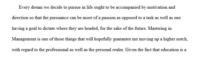 Statement of Purpose for Applying Grad School
