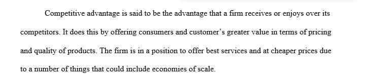 Strategic Planning for Competitive AdvantageStrategic Planning for Competitive Advantage