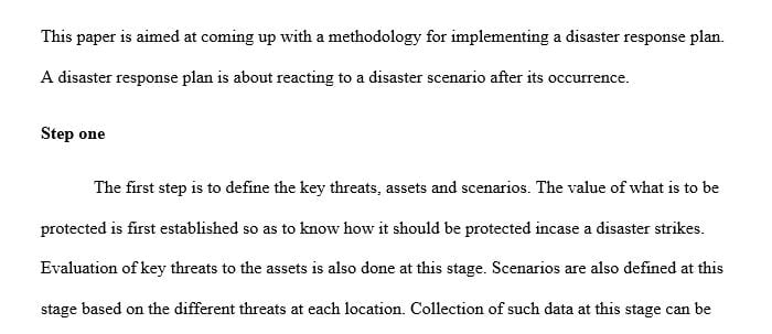 Submit a 1-3 page paper explaining the types of methodology that will work best for your project