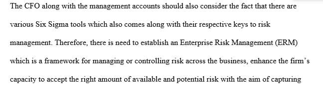 The expansion of CFO and accounting role with Enterprise and Corporate performance management