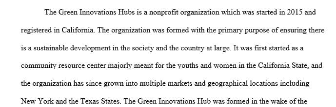 The importance and objectives of the organization