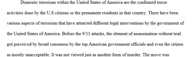 The practice of assassination without trial was understood by broad consensus of American officials