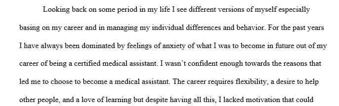 Think about an experience you have had where you felt extremely motivated.  