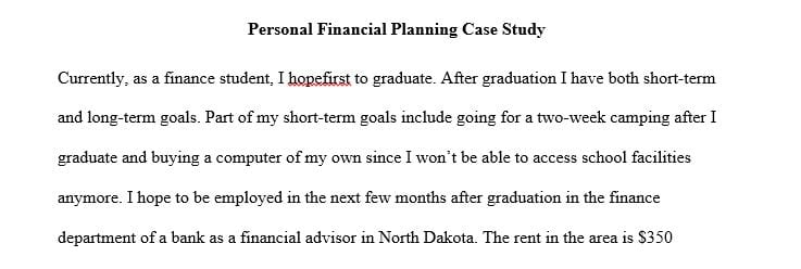 This is a financial personal plan.It must be the personal opinion think and plan 