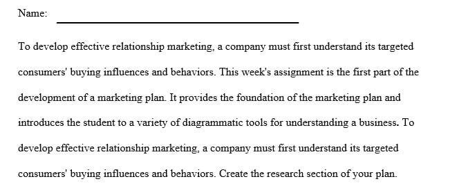 Understanding Target Markets