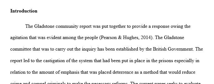 Unit 1 Discussion Board Offender Rehabilitation History
