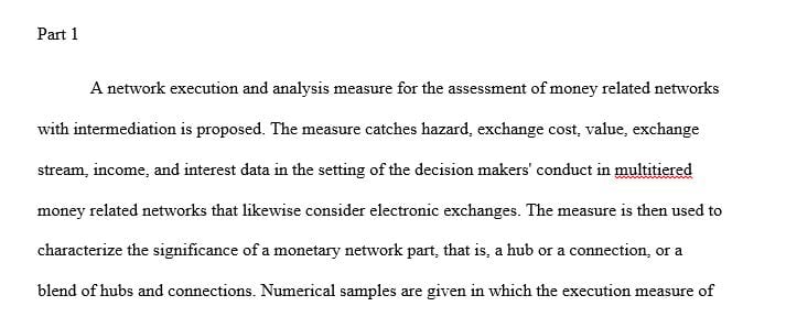Using the model you chose complete the network analysis of your selected network