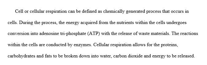 What are the effects of temperature on cell respiration