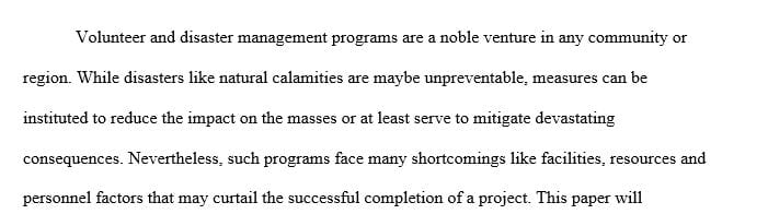 What difficulties would you have to overcome in implementing a similar program in your county