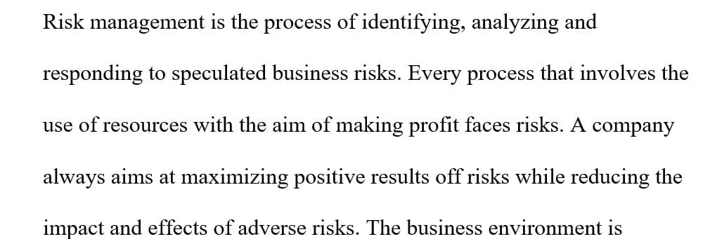 What does project risk management mean in the context of project management