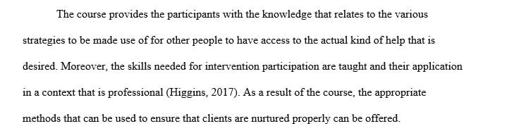 What evidence do you have of the importance of assessment and planning