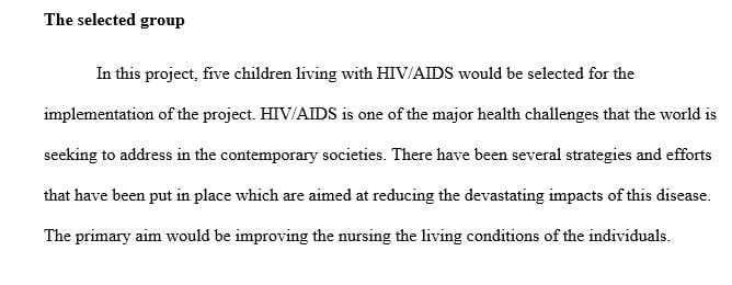 What health risk do you expect to tackle by implementing this intervention