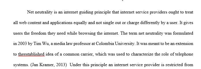 What is meant by net neutrality and why is it controversial