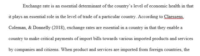 What is the importance of exchange rates