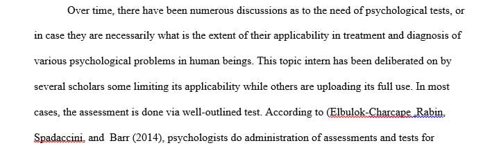 What is the role of assessment in diagnosis and treatment