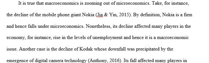 What real-world examples do you have of microeconomic and macroeconomic