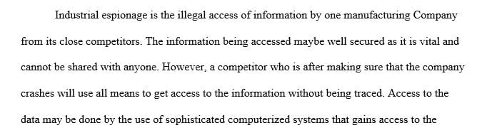What steps should be taken to detect alleged industrial/cyber espionage
