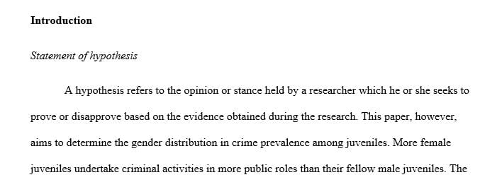 Why is a null hypothesis required in research