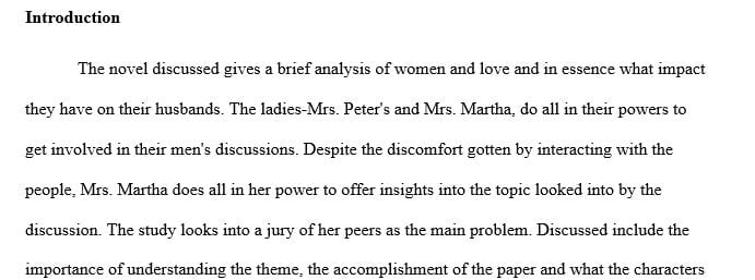 Women and love: Reflection: Your Short Story and Writing Process