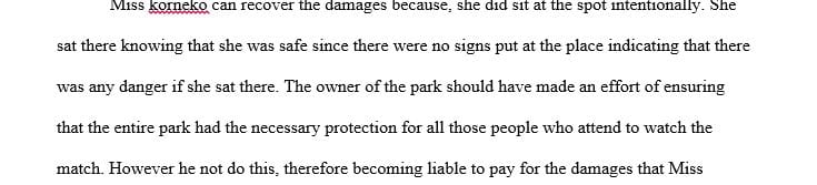 Would it matter if the City had been negligent or reckless
