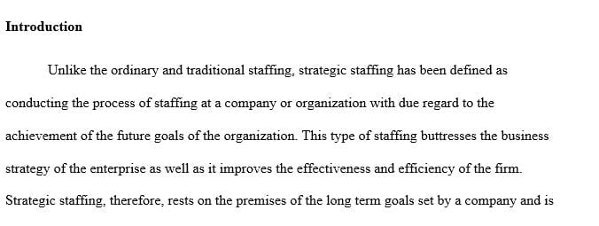 Write at least three realistic process and outcome goals  for staffing the position of sales associate positions at Chern's