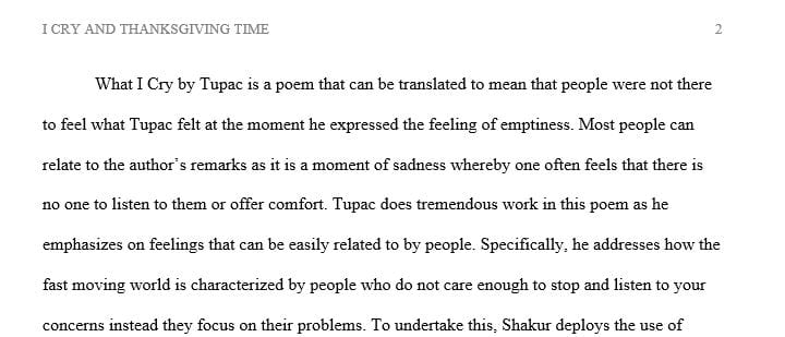 Compare and contrast the 2 poems in 300 words