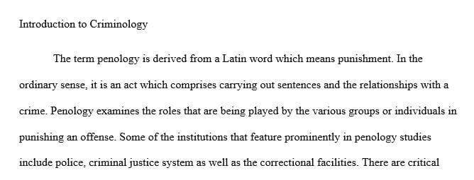 Compare and contrast the various forms of corrections.  