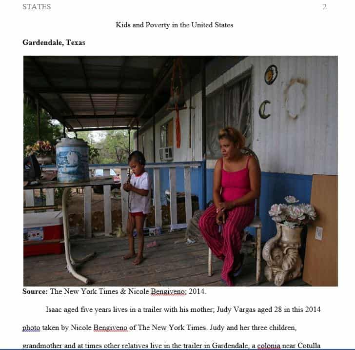 Conduct Internet research about poverty in the United States