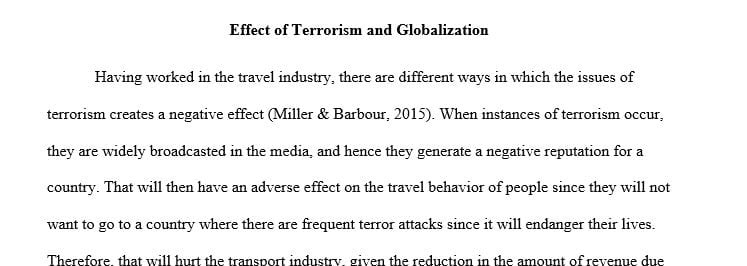 Consider how airports deal with homeland security