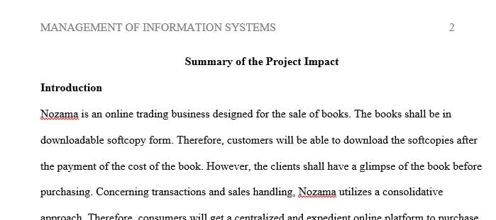 Define a strategy for implementation of an Ecommerce system