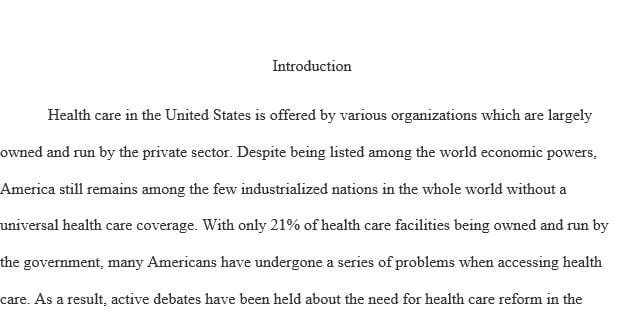 Describe and inform whether healthcare should be a right
