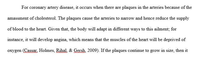 Describes adaptation of the cells and body in response to the disease.